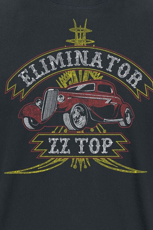 Gothicana By Emp "Eliminator Pinstripe" T-Shirt Black By ZZ Top