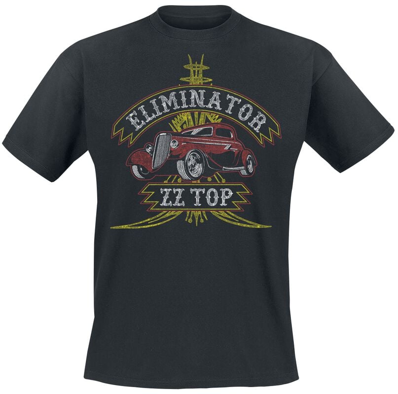 gothicana by emp "Eliminator Pinstripe" T-Shirt black by ZZ Top