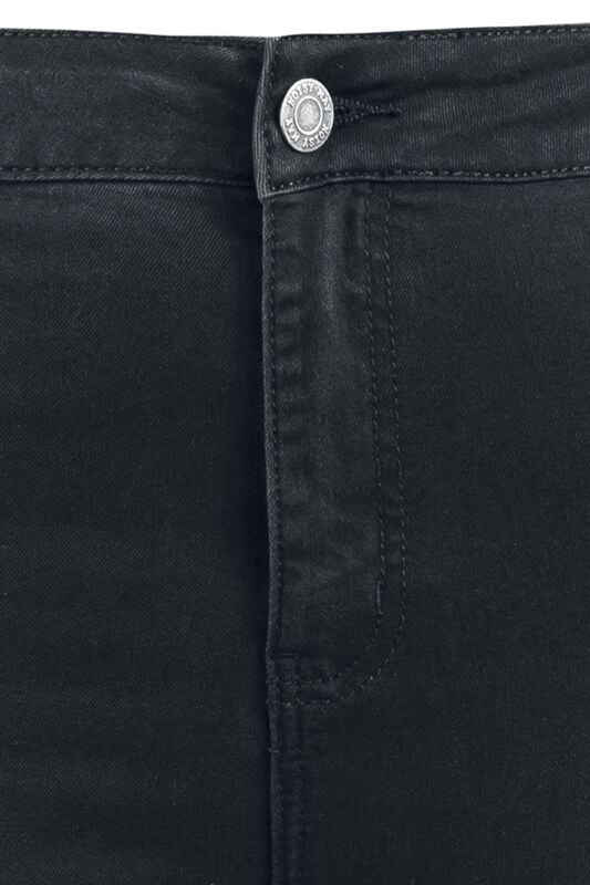 Gothicana By Emp "Ella Super High Jeans" Jeans Black By Noisy May