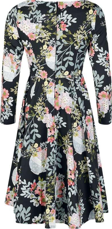 Gothicana By Emp "Elouise Swing Dress" Midi Dress Multicolour By H&R London