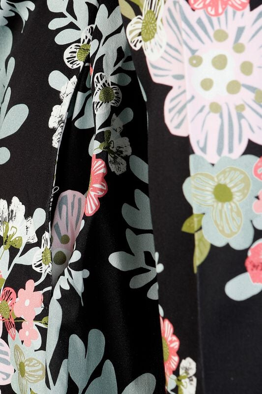 Gothicana By Emp "Elouise Swing Dress" Midi Dress Multicolour By H&R London