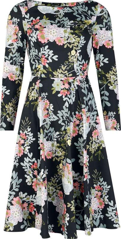 gothicana by emp "Elouise Swing Dress" Midi Dress multicolour by H&R London