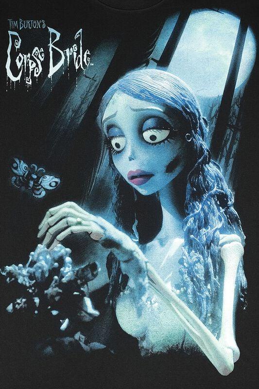 Gothicana By Emp "Emily - Glow In The Dark" T-Shirt Black By Corpse Bride