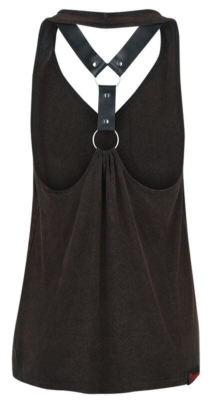 Gothicana By Emp "EMP Signature Collection" Halternecks Grey-brown By Sabaton