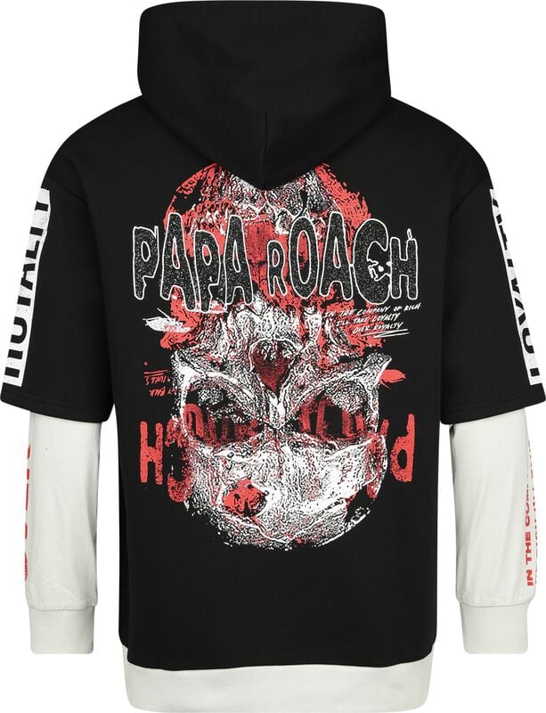 Gothicana By Emp "EMP Signature Collection" Hoodie Black-grey By Papa Roach