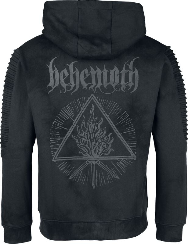Gothicana By Emp "EMP Signature Collection" Hoodie Jacket Dark Grey-black By Behemoth