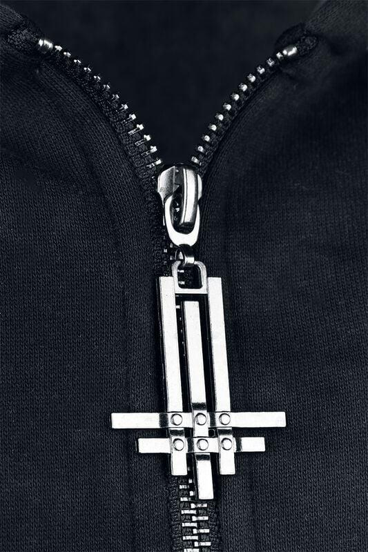 Gothicana By Emp "EMP Signature Collection" Hoodie Jacket Dark Grey-black By Behemoth