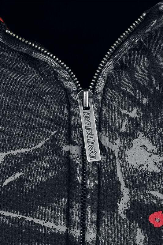 Gothicana By Emp "EMP Signature Collection" Hoodie Jacket Grey By Iron Maiden