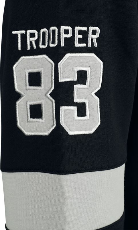 Gothicana By Emp "EMP Signature Collection" Hoodie White/black/grey By Iron Maiden