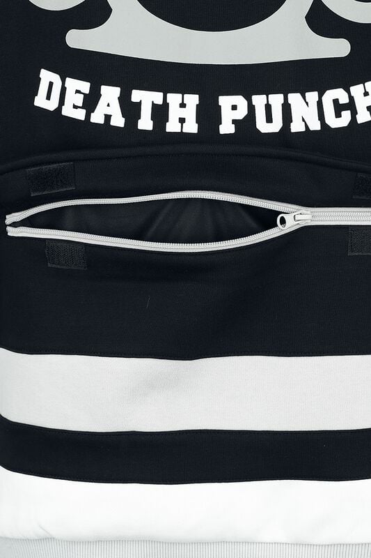 Gothicana By Emp "EMP Signature Collection" Hoodie White/black/grey By Five Finger Death Punch