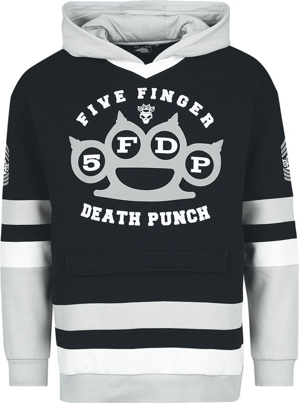 gothicana by emp "EMP Signature Collection" Hoodie white/black/grey by Five Finger Death Punch