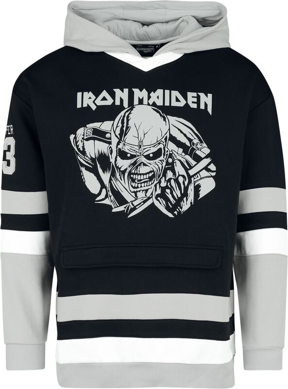 gothicana by emp "EMP Signature Collection" Hoodie white/black/grey by Iron Maiden