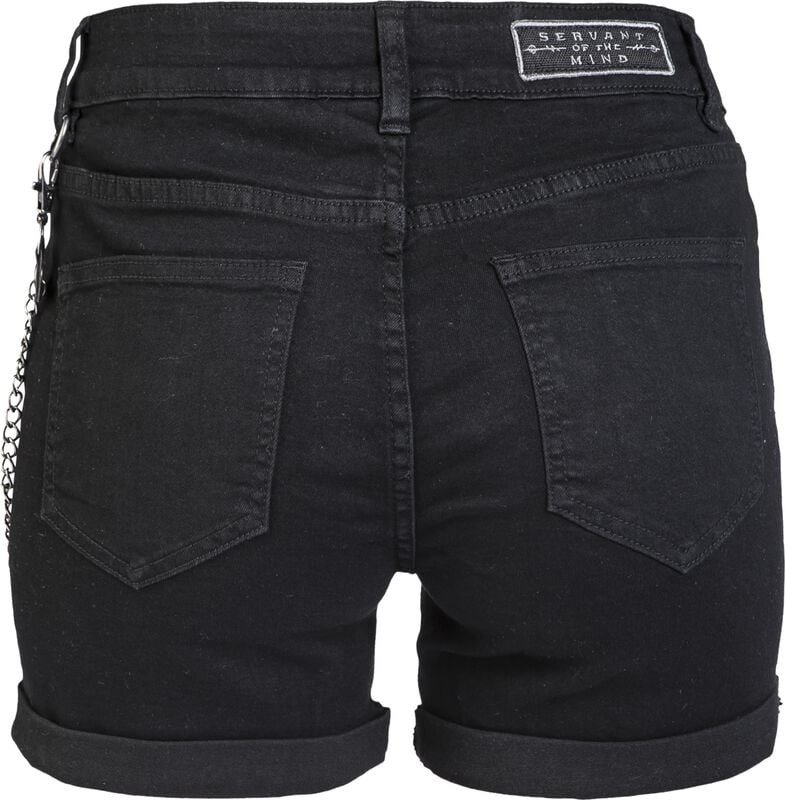 Gothicana By Emp "EMP Signature Collection" Hot Pants Black By Volbeat