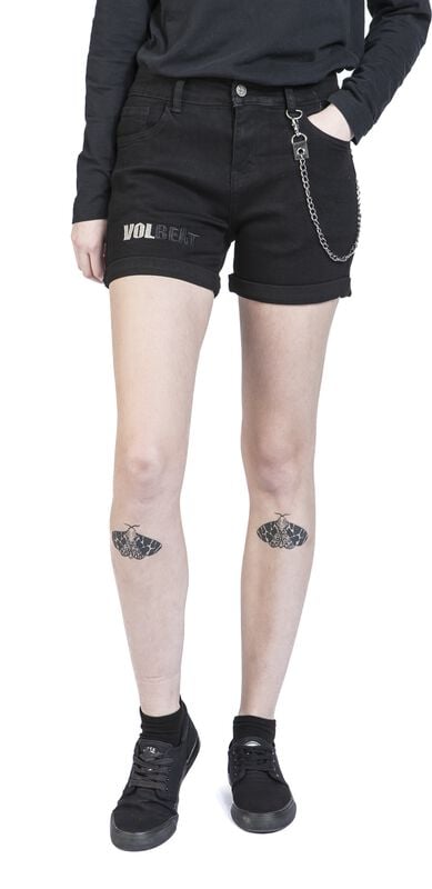Gothicana By Emp "EMP Signature Collection" Hot Pants Black By Volbeat
