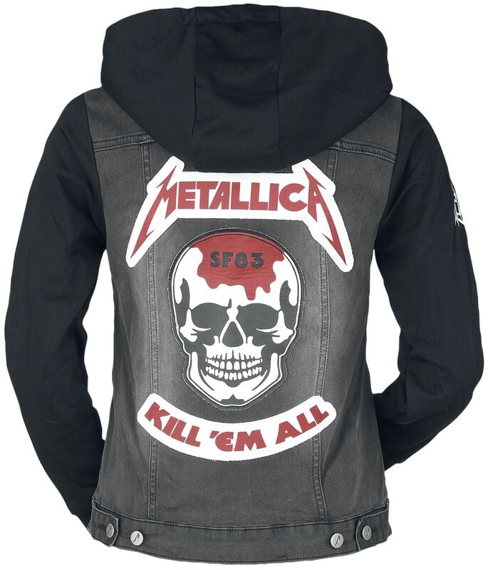 Gothicana By Emp "EMP Signature Collection" Jeans Jacket Black By Metallica