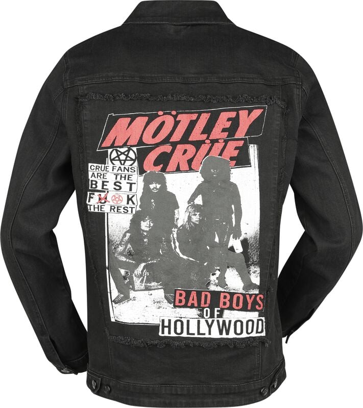 Gothicana By Emp "EMP Signature Collection" Jeans Jacket Black By Mötley Crüe