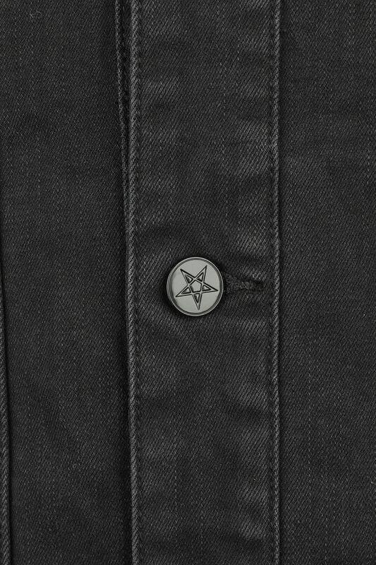 Gothicana By Emp "EMP Signature Collection" Jeans Jacket Black By Mötley Crüe