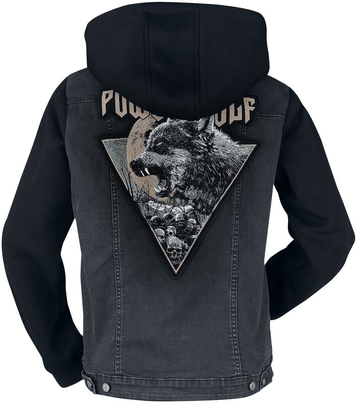 Gothicana By Emp "EMP Signature Collection" Jeans Jacket Black By Powerwolf