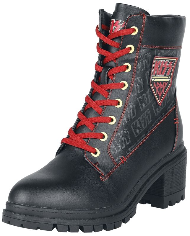 gothicana by emp "EMP Signature Collection" Laced Boots black-red by Kiss