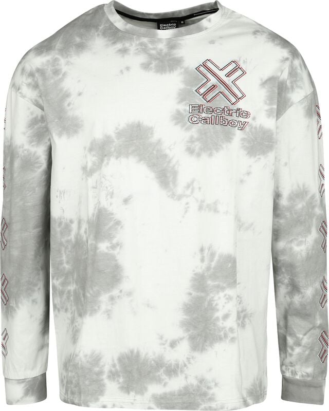 gothicana by emp "EMP Signature Collection - Oversize" Long-sleeve Shirt white-grey by Electric Callboy