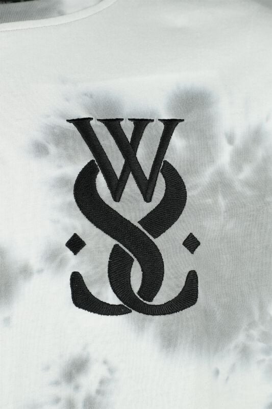 Gothicana By Emp "EMP Signature Collection - Oversize" Long-sleeve Shirt White-grey By While She Sleeps