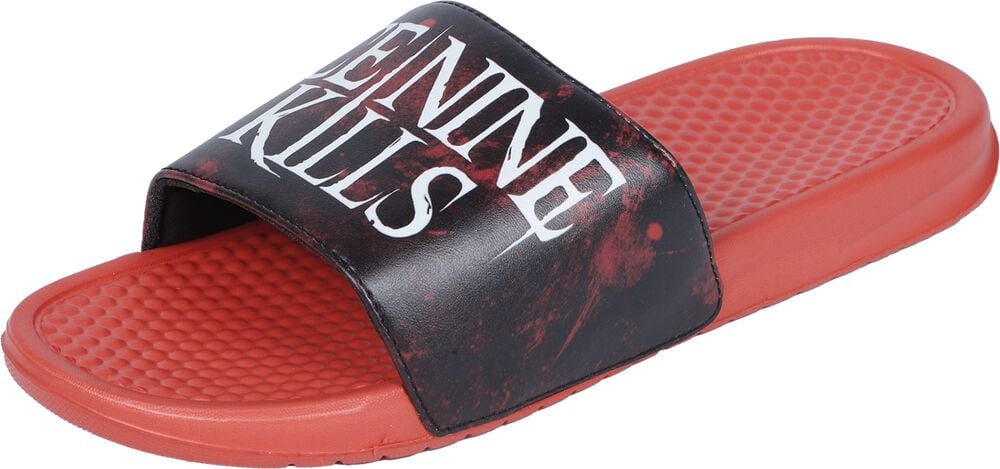 Gothicana By Emp "EMP Signature Collection" Sandal Red-black By Ice Nine Kills