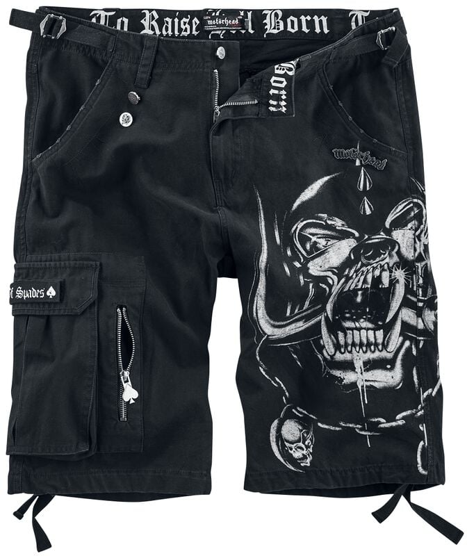 Gothicana By Emp "EMP Signature Collection" Shorts Black By Motörhead