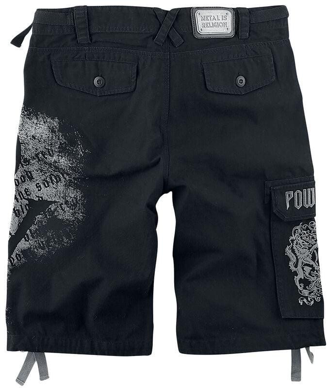 Gothicana By Emp "EMP Signature Collection" Shorts Black-grey By Powerwolf