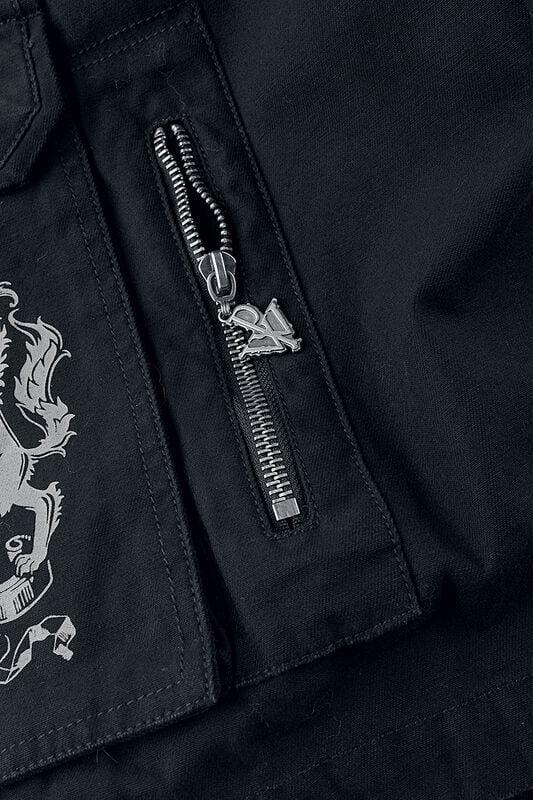 Gothicana By Emp "EMP Signature Collection" Shorts Black-grey By Powerwolf