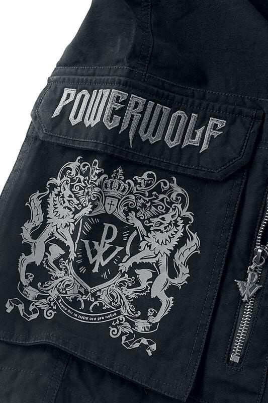 Gothicana By Emp "EMP Signature Collection" Shorts Black-grey By Powerwolf