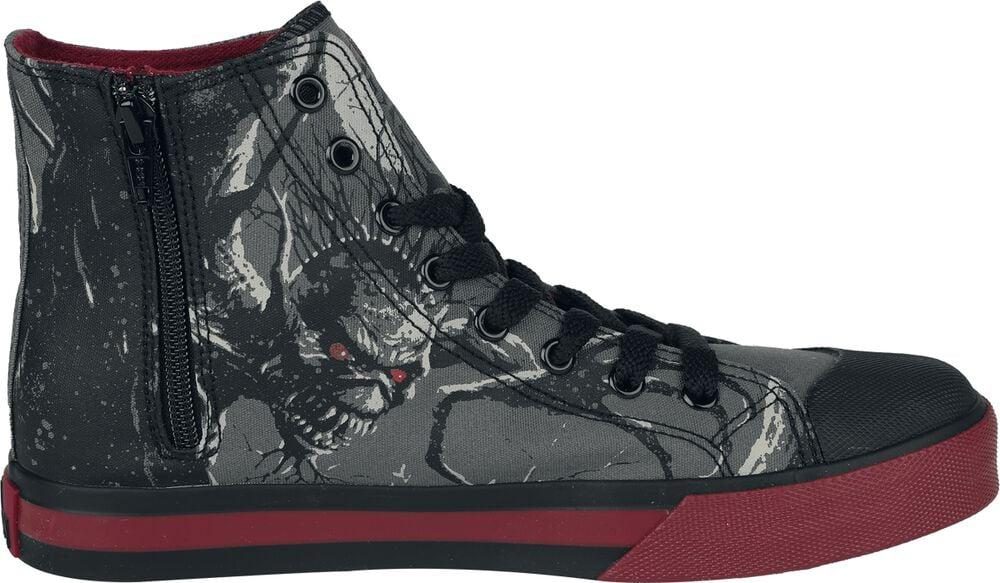 Gothicana By Emp "EMP Signature Collection" Sneakers High Multicolour By Iron Maiden