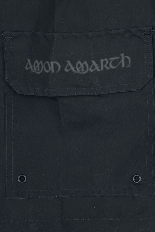 Gothicana By Emp "EMP Signature Collection" Swim Shorts Black By Amon Amarth
