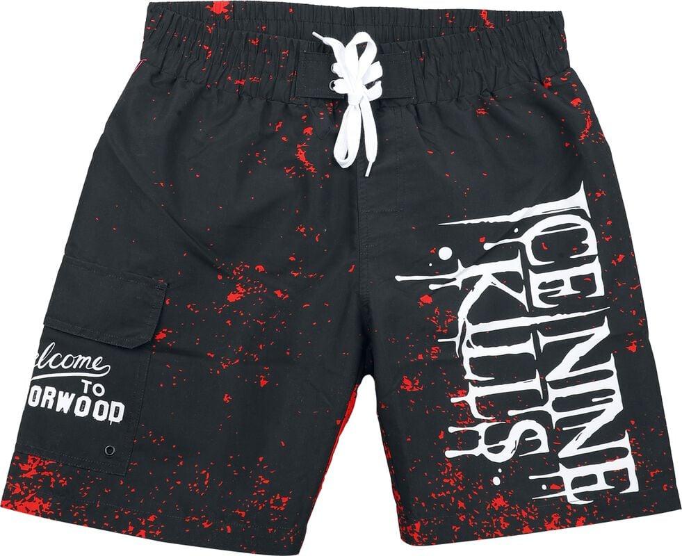 gothicana by emp "EMP Signature Collection" Swim Shorts black by Ice Nine Kills