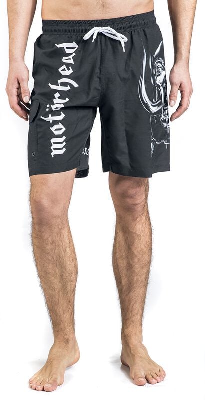 Gothicana By Emp "EMP Signature Collection" Swim Shorts Black-white By Motörhead