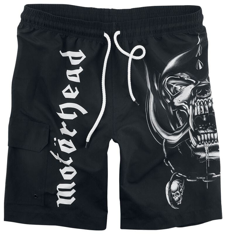 gothicana by emp "EMP Signature Collection" Swim Shorts black-white by Motörhead
