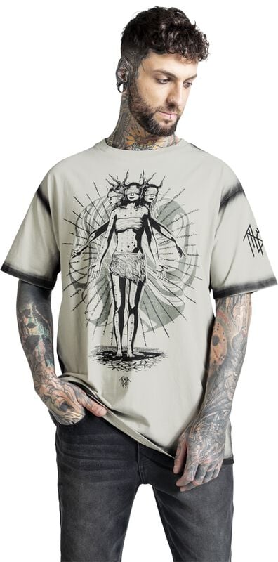 Gothicana By Emp "EMP Signature Collection" T-Shirt Beige By Sleep Token