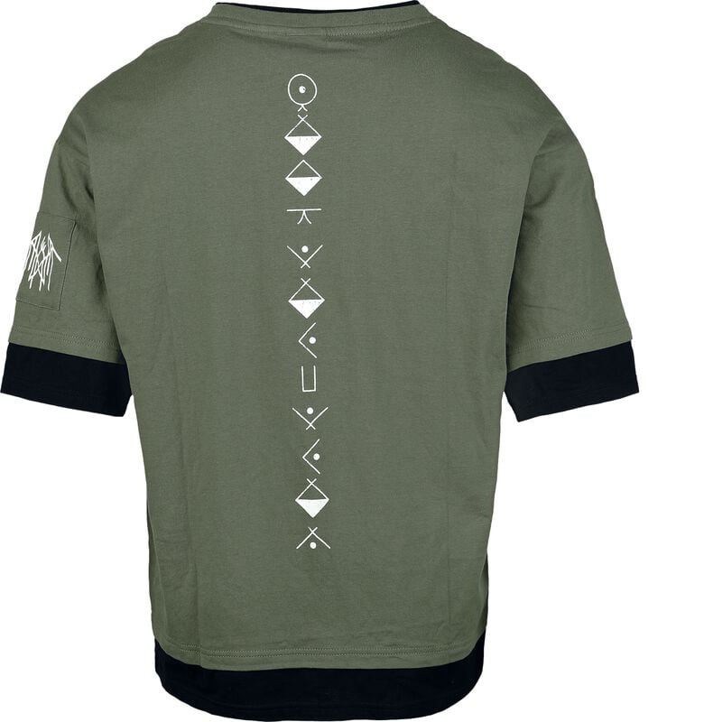 Gothicana By Emp "EMP Signature Collection" T-Shirt Black/dark Green By Sleep Token