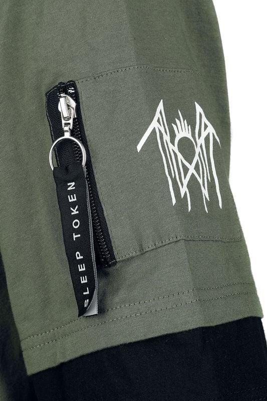 Gothicana By Emp "EMP Signature Collection" T-Shirt Black/dark Green By Sleep Token