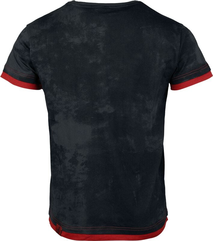 Gothicana By Emp "EMP Signature Collection" T-Shirt Dark Grey-red By Powerwolf