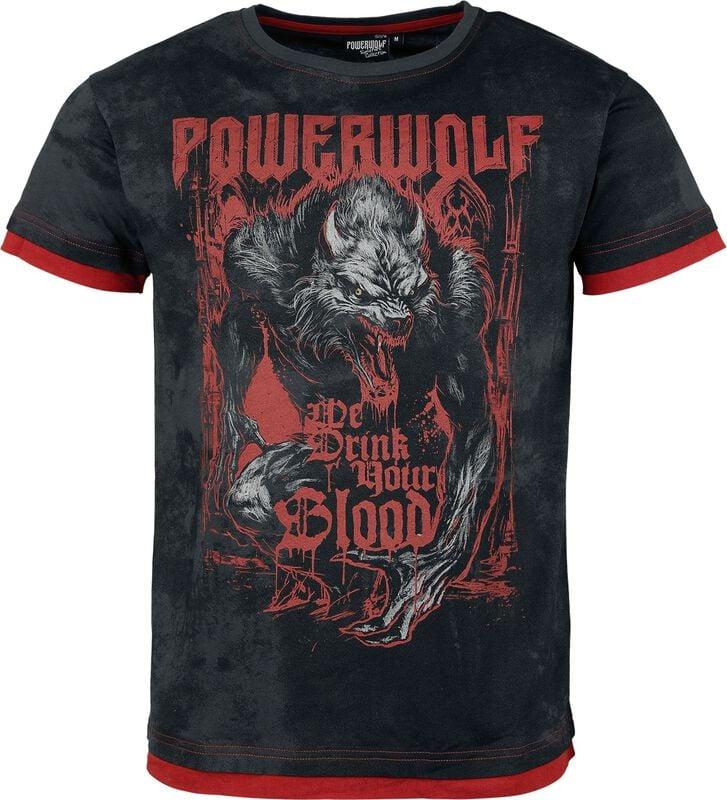 gothicana by emp "EMP Signature Collection" T-Shirt dark grey-red by Powerwolf