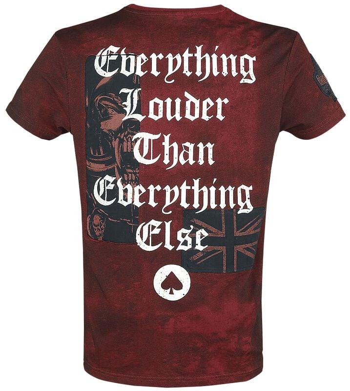 Gothicana By Emp "EMP Signature Collection" T-Shirt Dark Red By Motörhead