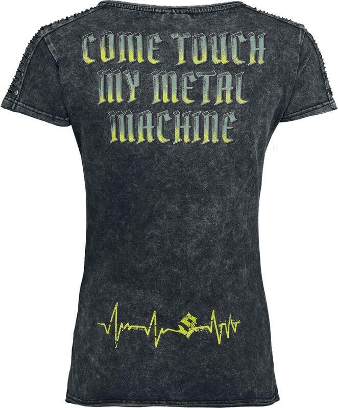 Gothicana By Emp "EMP Signature Collection" T-Shirt Grey By Sabaton