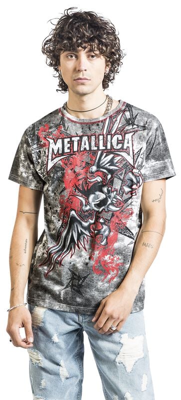 Gothicana By Emp "EMP Signature Collection" T-Shirt White-black By Metallica