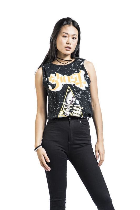 Gothicana By Emp "EMP Signature Collection" Top Black By Ghost