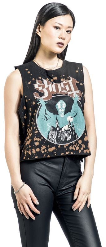 Gothicana By Emp "EMP Signature Collection" Top Multicolour By Ghost