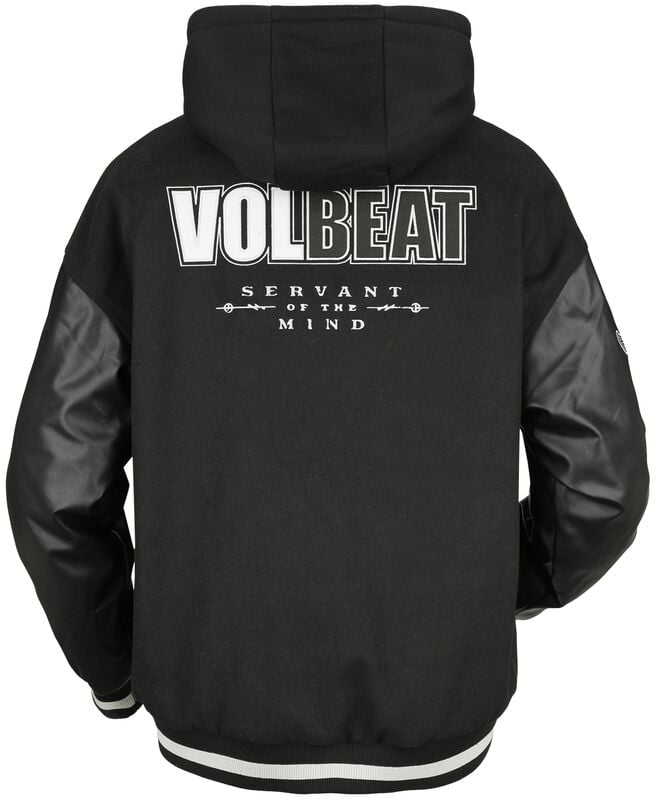 Gothicana By Emp "EMP Signature Collection" Varsity Jacket Black-grey By Volbeat