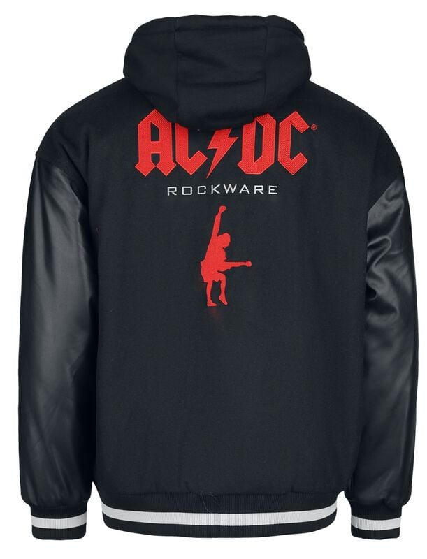 Gothicana By Emp "EMP Signature Collection" Varsity Jacket Black-grey By AC/DC