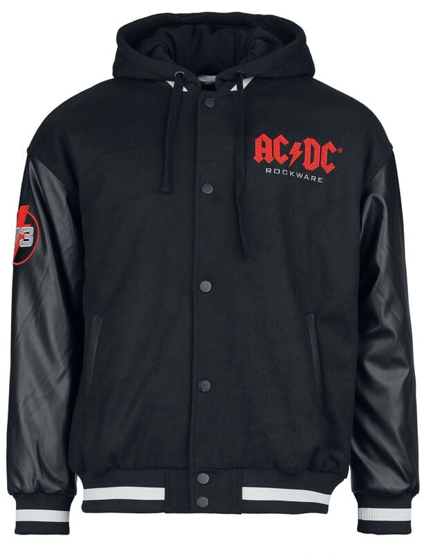 gothicana by emp "EMP Signature Collection" Varsity Jacket black-grey by AC/DC