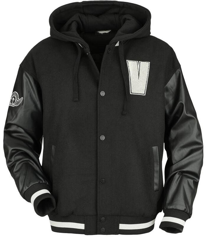 gothicana by emp "EMP Signature Collection" Varsity Jacket black-grey by Volbeat