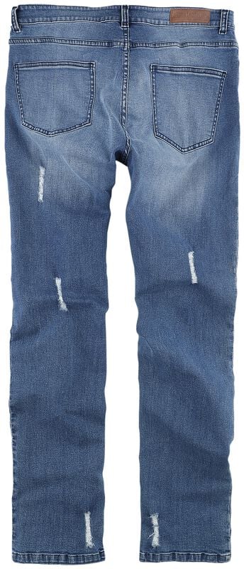 Gothicana By Emp "EMP Special Collection X Urban Classics Unisex Distressed Jeans" Jeans Blue By EMP Special Collection
